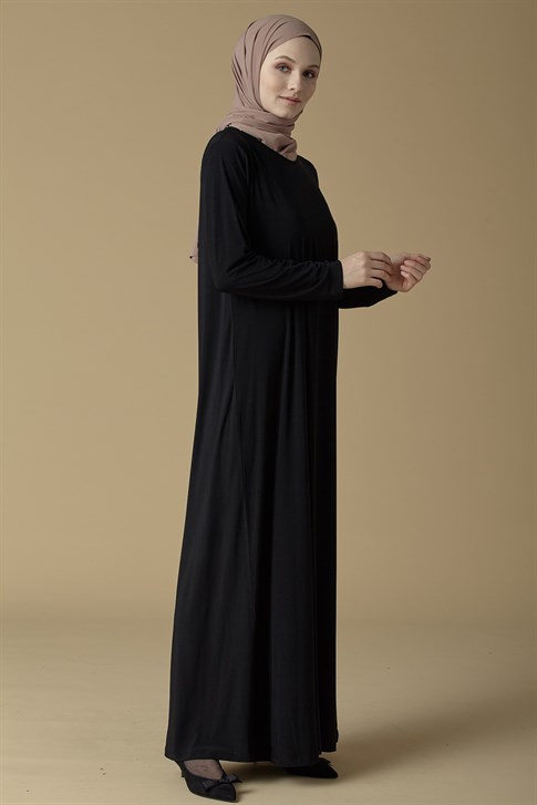 Armine Elbise 19Ka4301 Siyah